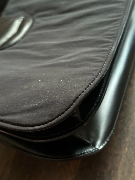 Authentic Celine vintage nylon black hobo shoulder bag - Picture 14 of 16